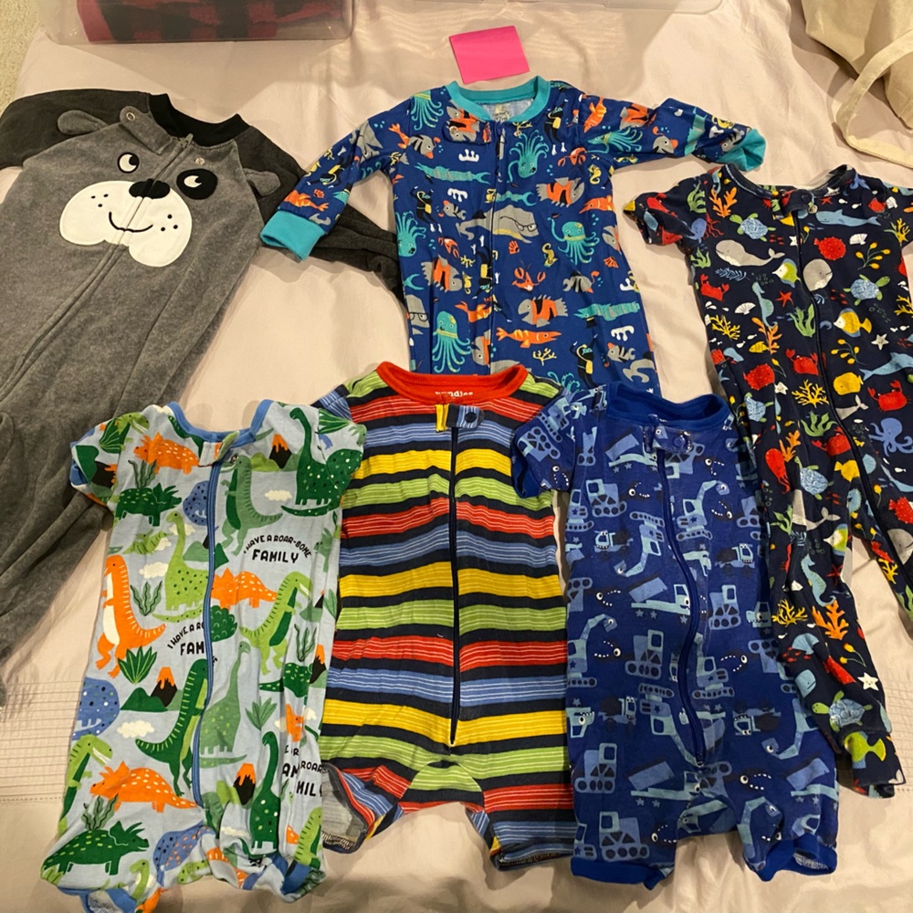 Baby boy 12 mo pajama lot